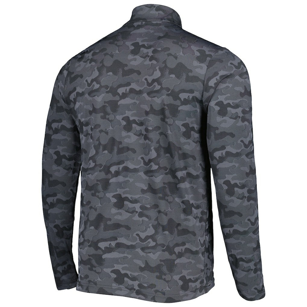 Las Vegas Raiders Antigua Brigade Quarter-Zip Sweatshirt Black