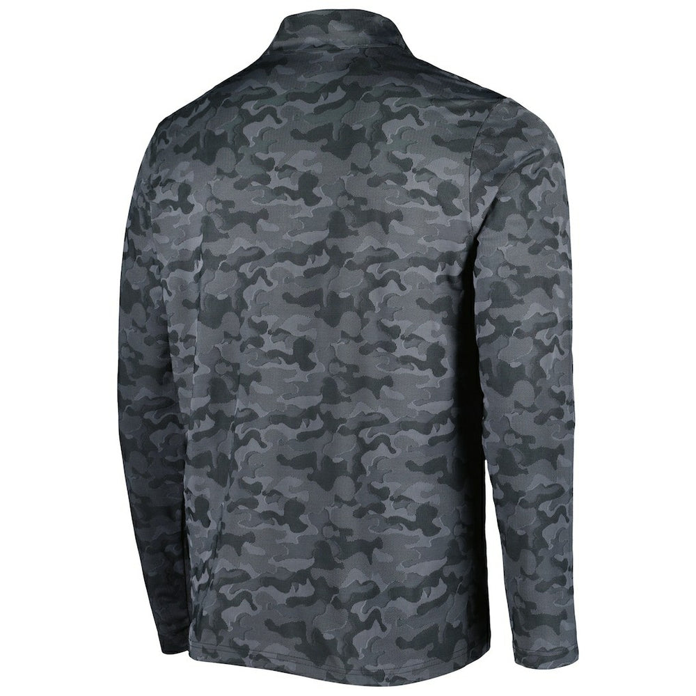 Pittsburgh Steelers Antigua Brigade Quarter-Zip Sweatshirt Black