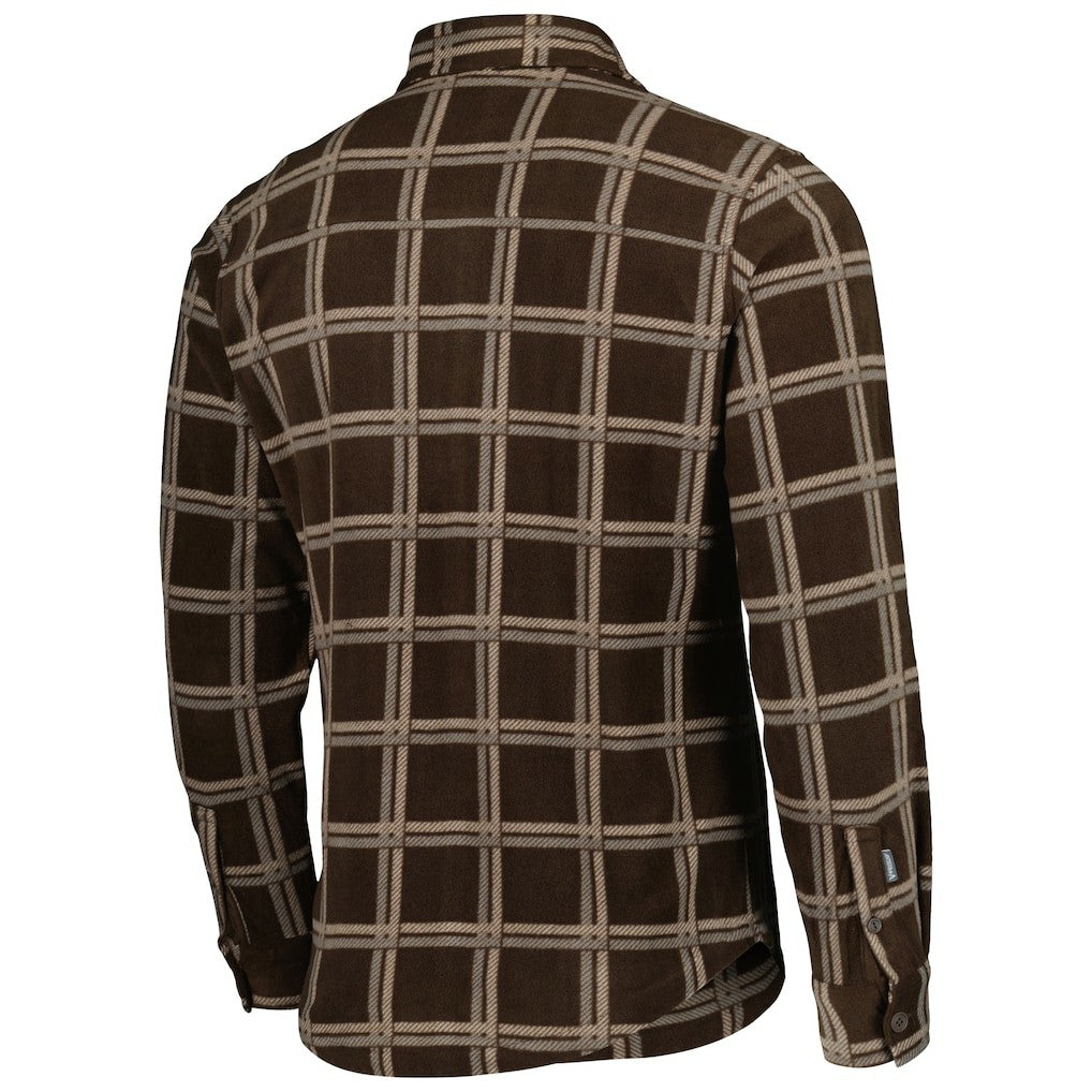 Cleveland Browns Antigua Industry Flannel Button-Up Shirt Jacket Brown