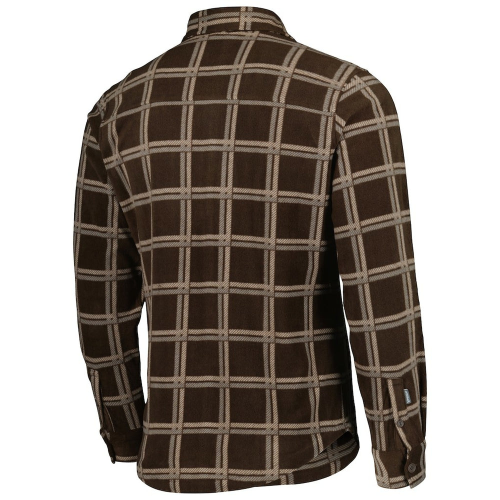 Cleveland Browns Antigua Industry Flannel Button-Up Shirt Jacket Brown