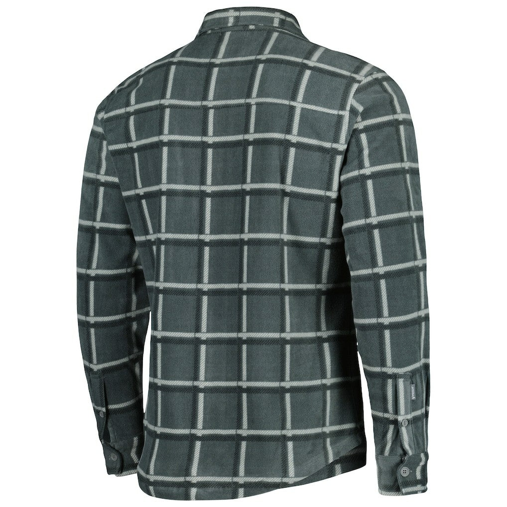 Green Bay Packers Antigua Industry Flannel Button-Up Shirt Jacket Gray