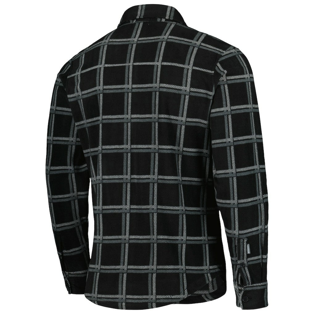 Pittsburgh Steelers Antigua Industry Flannel Button-Up Shirt Jacket Black