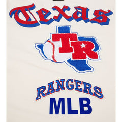 Texas Rangers Pro Standard Cooperstown Collection Old English T-Shirt - Cream - MLB Sale