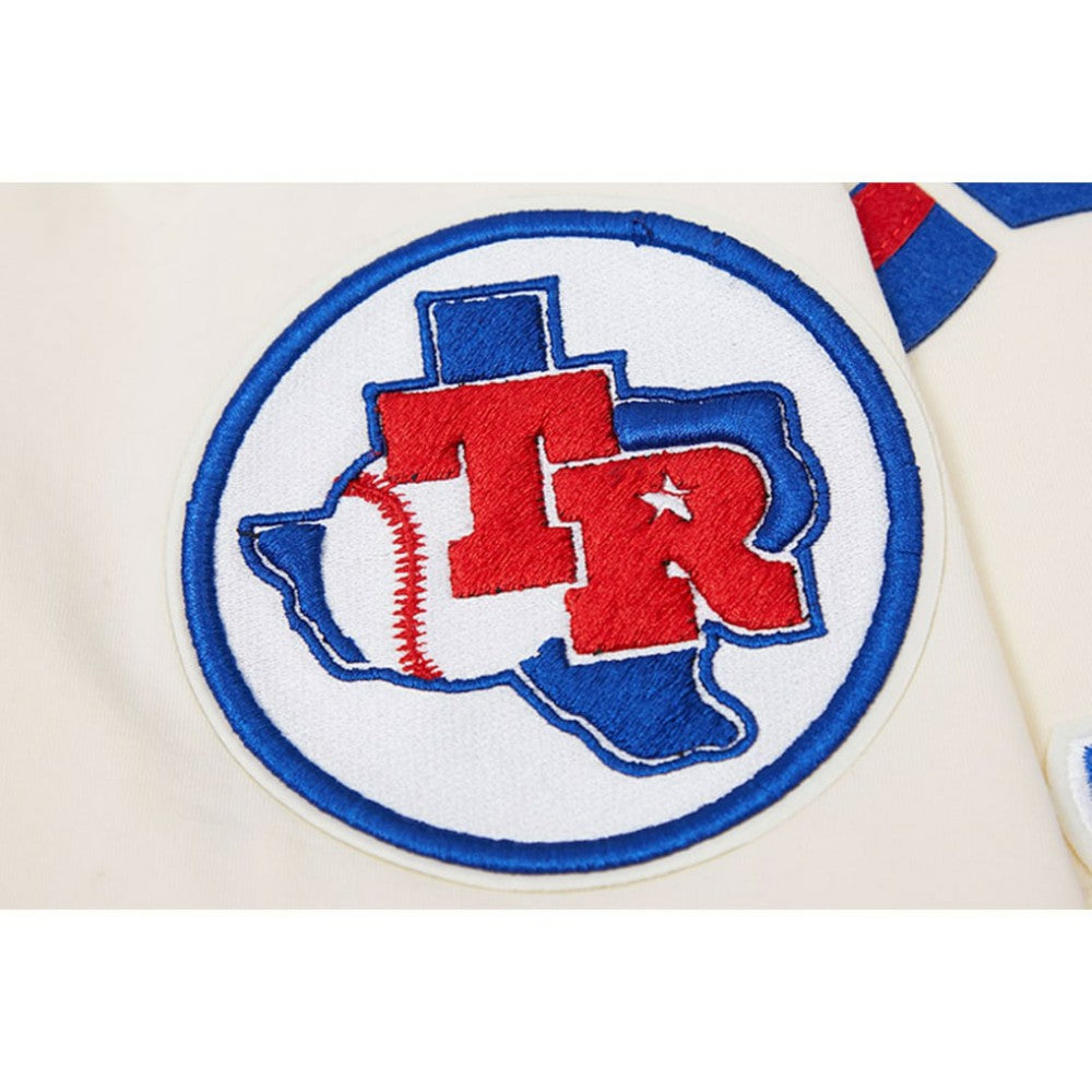 Texas Rangers Pro Standard Cooperstown Collection Old English T-Shirt - Cream - MLB Sale