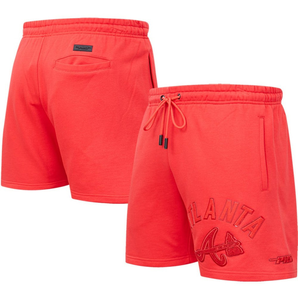 Atlanta Braves Pro Standard Triple Red Classic Shorts - MLB Sale