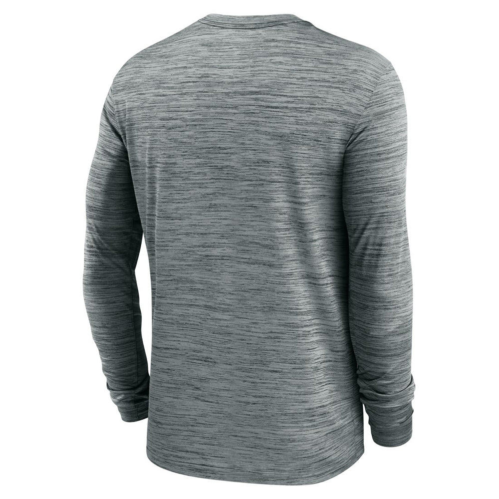 Nike Tennessee Titans Sideline Team Velocity Performance Long Sleeve T-Shirt Heather Gray