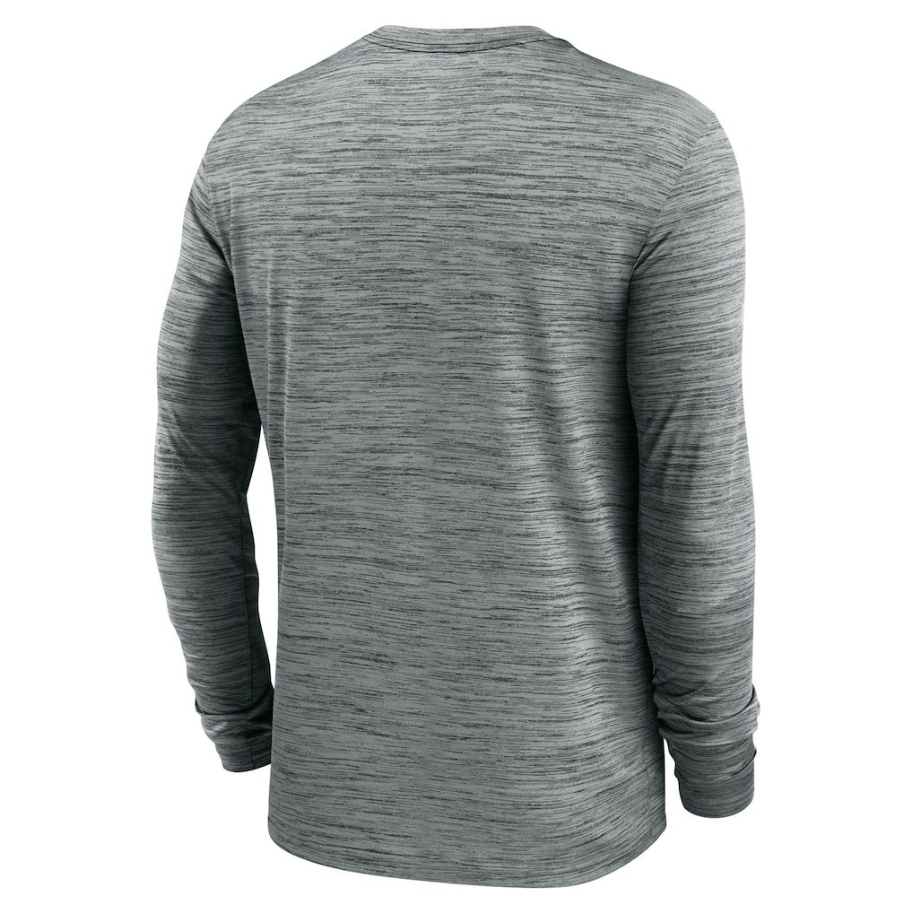 Nike Cleveland Browns Sideline Team Velocity Performance Long Sleeve T-Shirt Heather Gray