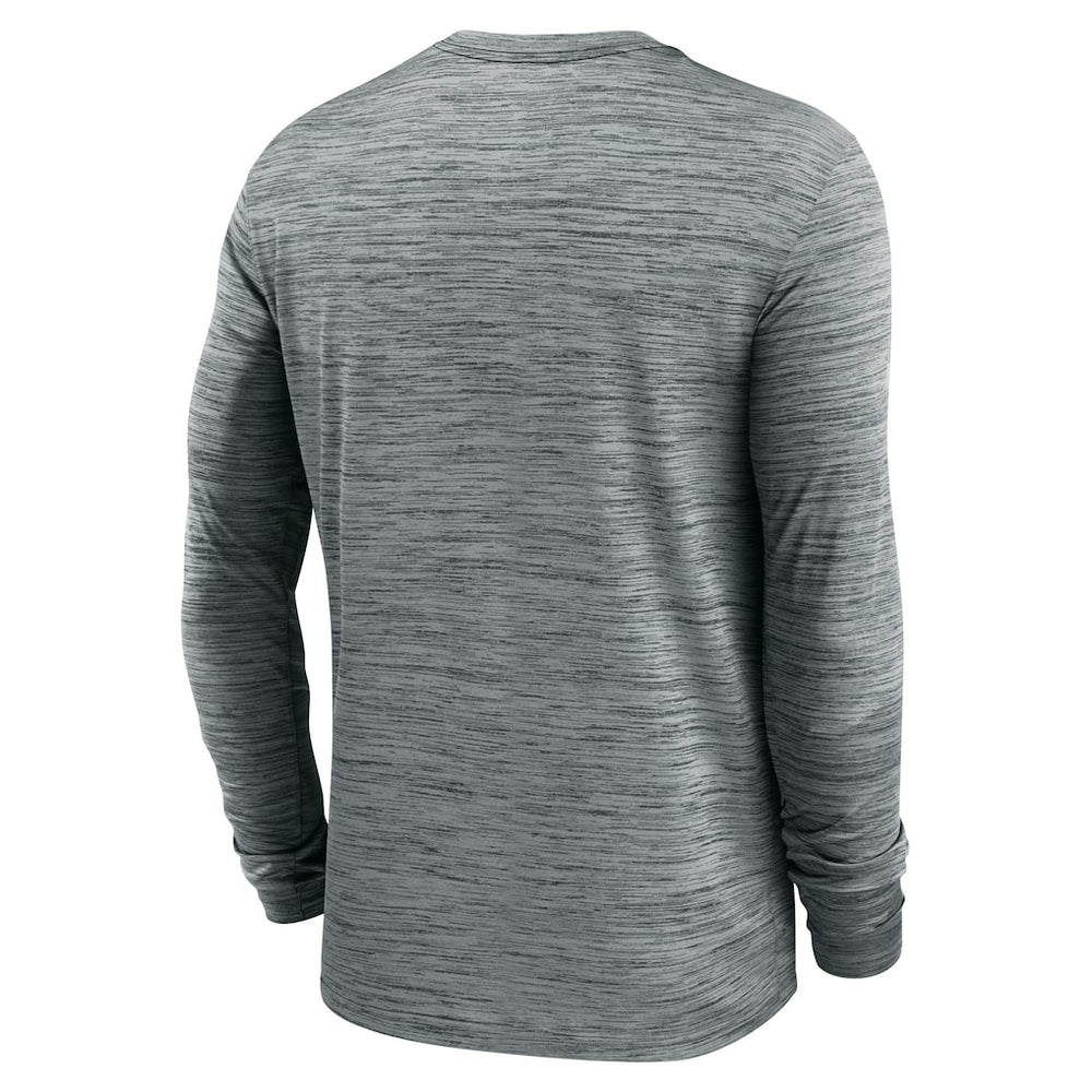 Nike Cleveland Browns Sideline Team Velocity Performance Long Sleeve T-Shirt Heather Gray