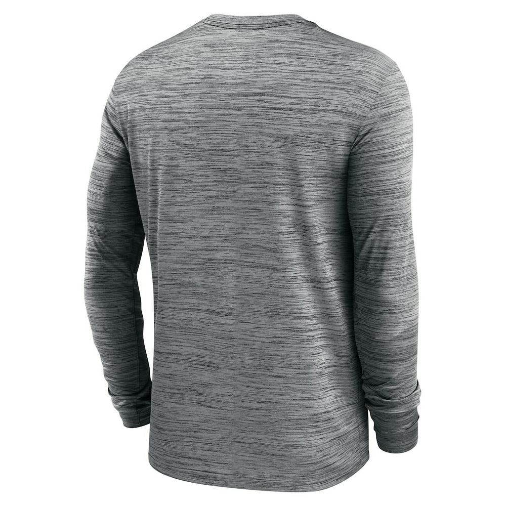 Nike Los Angeles Rams Sideline Team Velocity Performance Long Sleeve T-Shirt Heather Gray