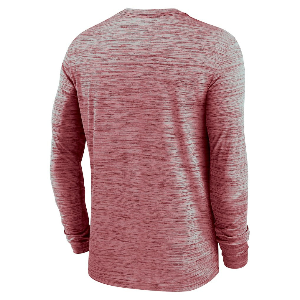 Nike Arizona Cardinals Sideline Team Velocity Performance Long Sleeve T-Shirt Cardinal