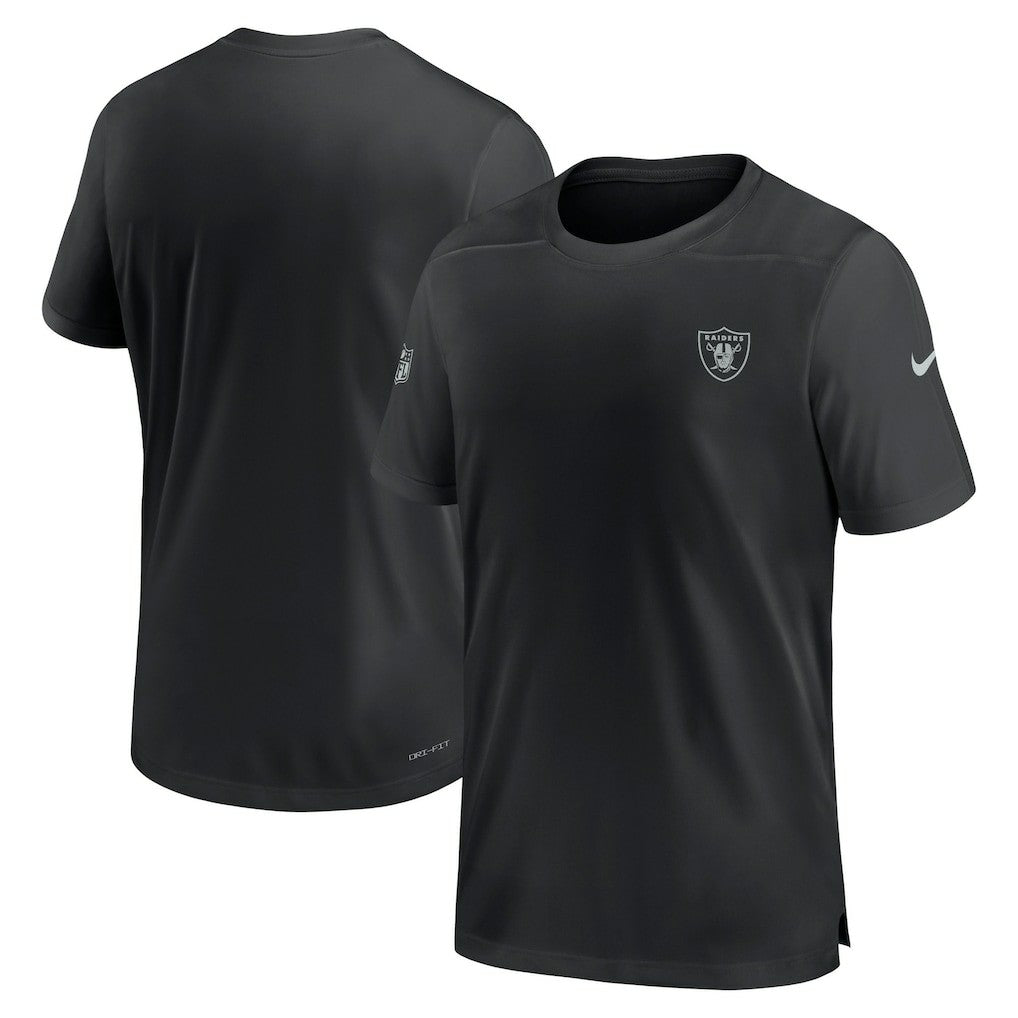 Nike Las Vegas Raiders Sideline Coach Performance T-Shirt Black