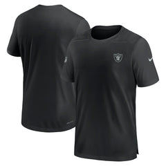 Nike Las Vegas Raiders Sideline Coach Performance T-Shirt Black