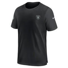 Nike Las Vegas Raiders Sideline Coach Performance T-Shirt Black