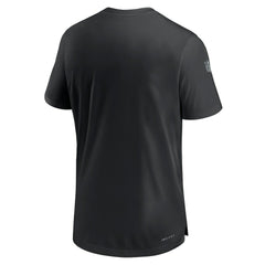 Nike Las Vegas Raiders Sideline Coach Performance T-Shirt Black