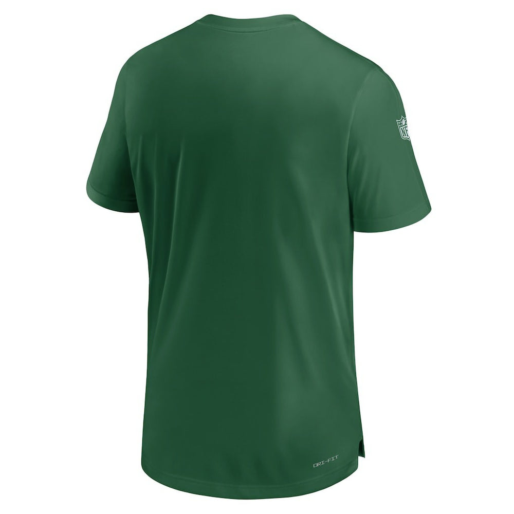 Nike New York Jets Sideline Coach Performance T-Shirt Green