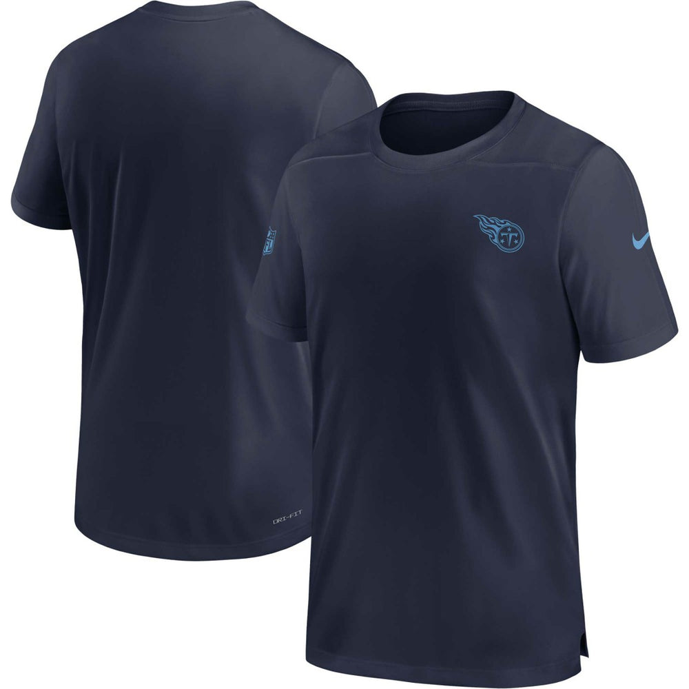 Nike Tennessee Titans Sideline Coach Performance T-Shirt Navy