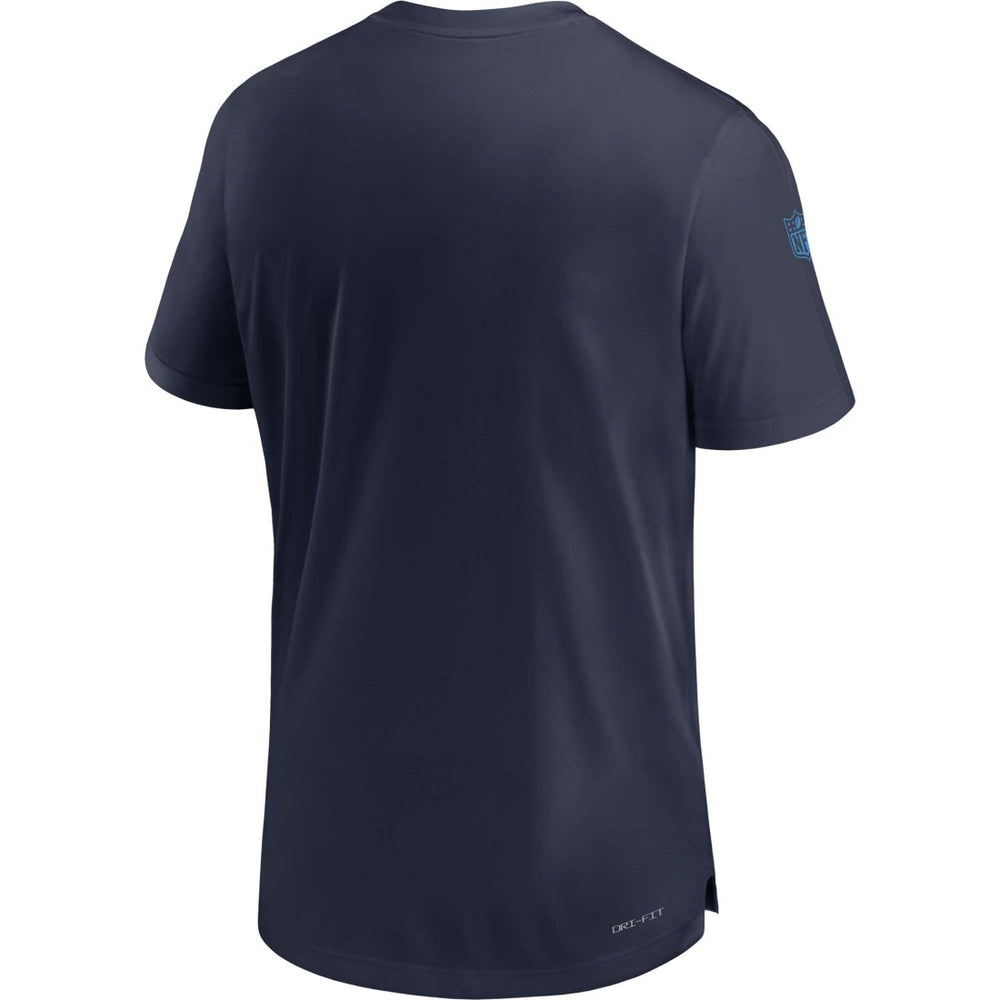 Nike Tennessee Titans Sideline Coach Performance T-Shirt Navy
