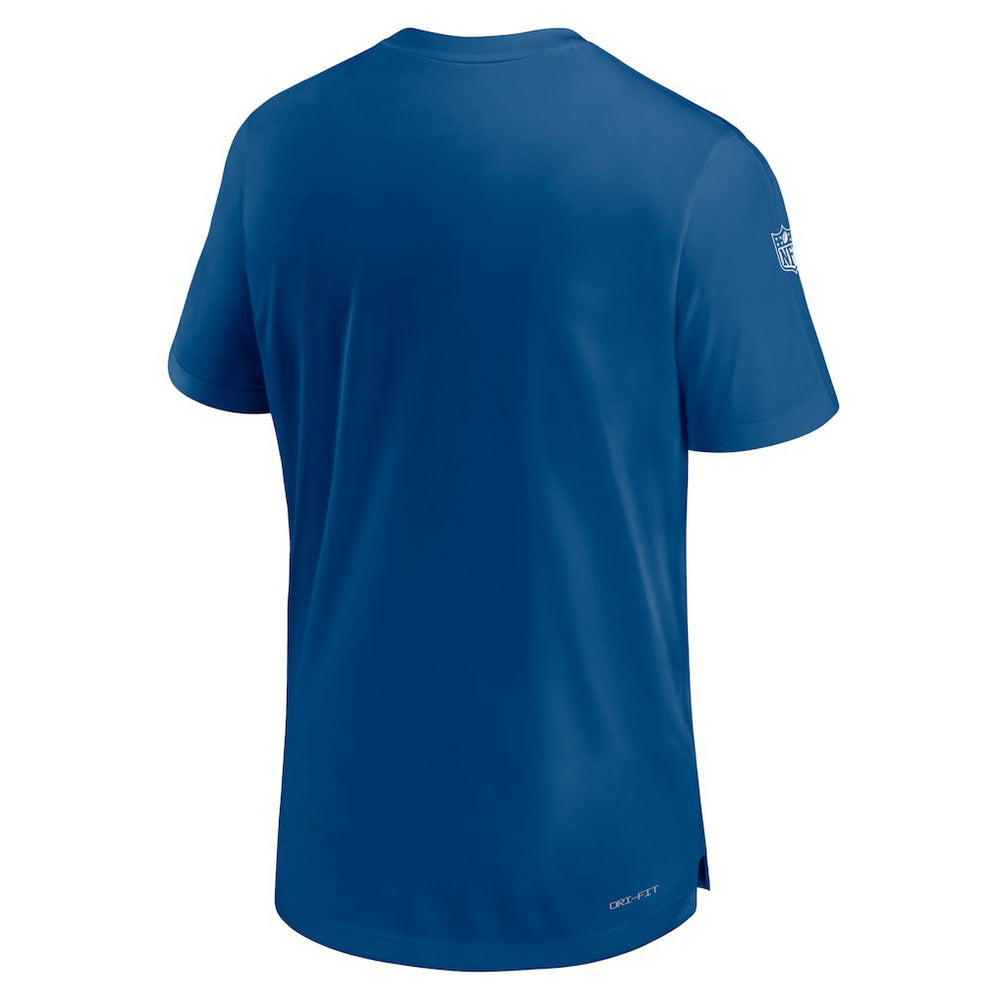 Nike Indianapolis Colts Sideline Coach Performance T-Shirt Royal