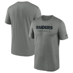 Nike Las Vegas Raiders Sideline Legend Performance T-Shirt Heather Gray
