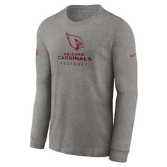 Nike Arizona Cardinals Sideline Performance Long Sleeve T-Shirt Heather Gray