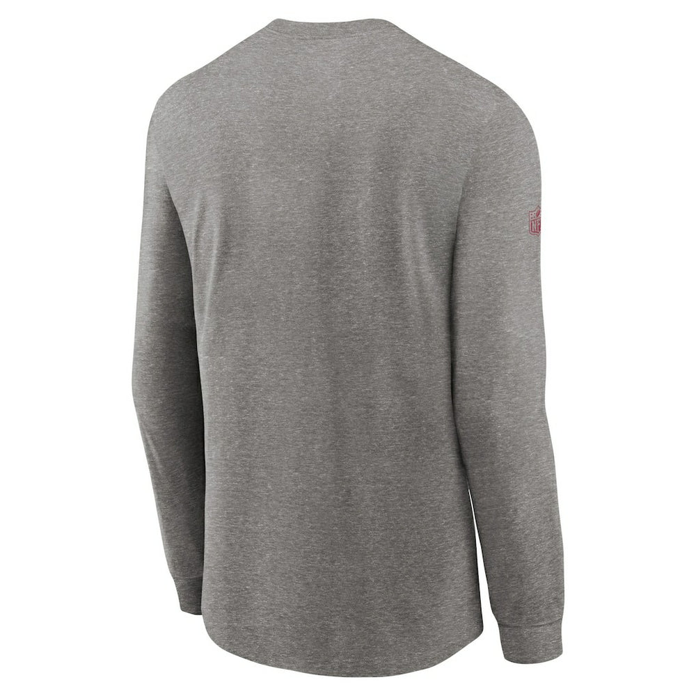Nike Arizona Cardinals Sideline Performance Long Sleeve T-Shirt Heather Gray