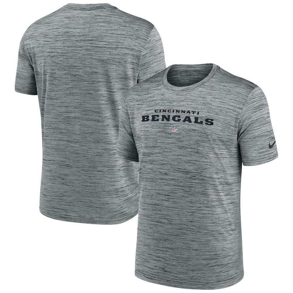 Nike Cincinnati Bengals Velocity Performance T-Shirt Gray