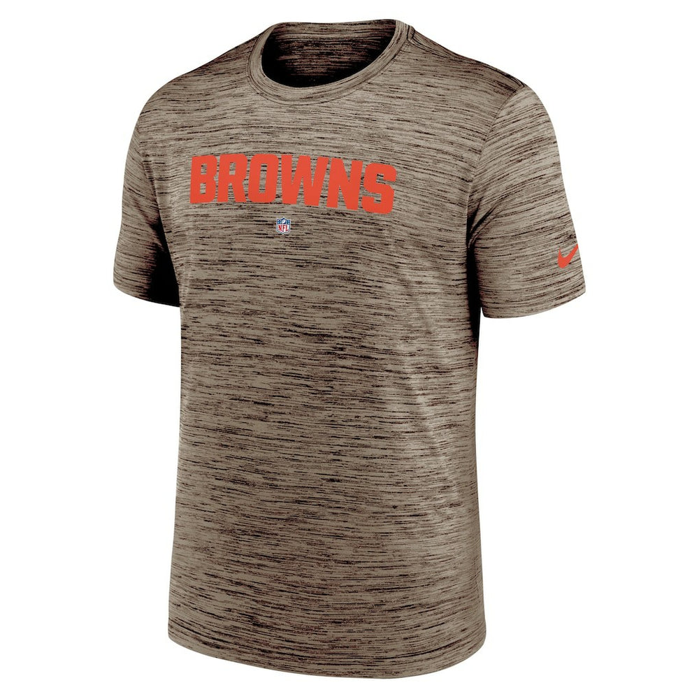 Nike Cleveland Browns Velocity Performance T-Shirt Brown