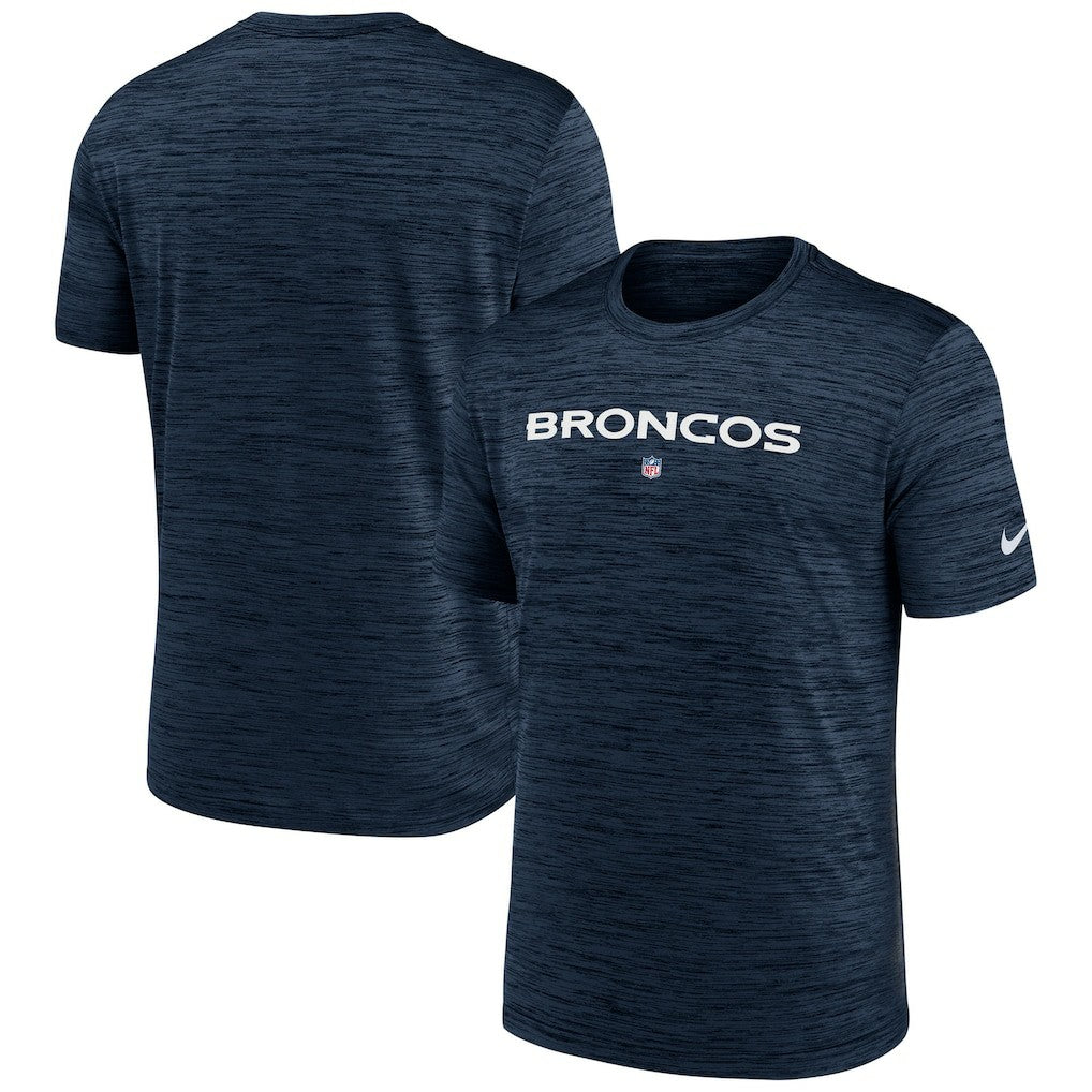 Nike Denver Broncos Velocity Performance T-Shirt Navy