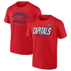 Washington Capitals Fanatics Wordmark Two-Pack T-Shirt Set - Red - NHL 5025327