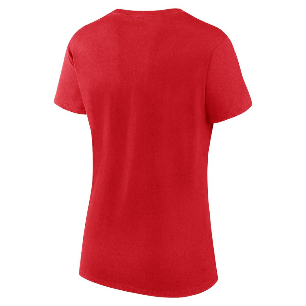 Washington Capitals Fanatics Women's Script T-Shirt & Shorts Set - Red/Heather Gray - NHL 5025687
