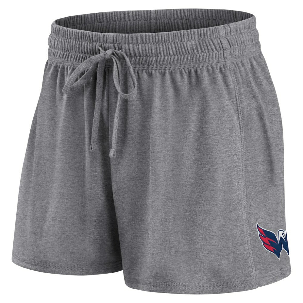 Washington Capitals Fanatics Women's Script T-Shirt & Shorts Set - Red/Heather Gray - NHL 5025687