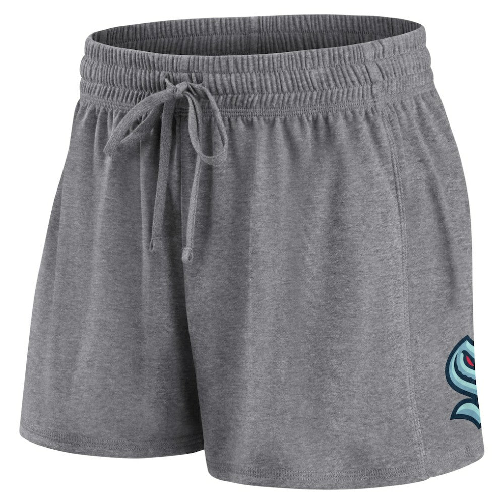 Seattle Kraken Fanatics Women's Script T-Shirt & Shorts Set - Navy/Gray - NHL 5025697