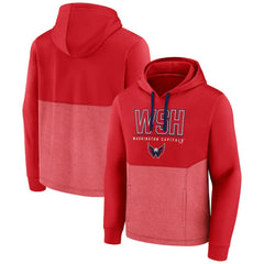 Washington Capitals Fanatics Successful Tri-Blend Pullover Hoodie - Red - NHL 5025783