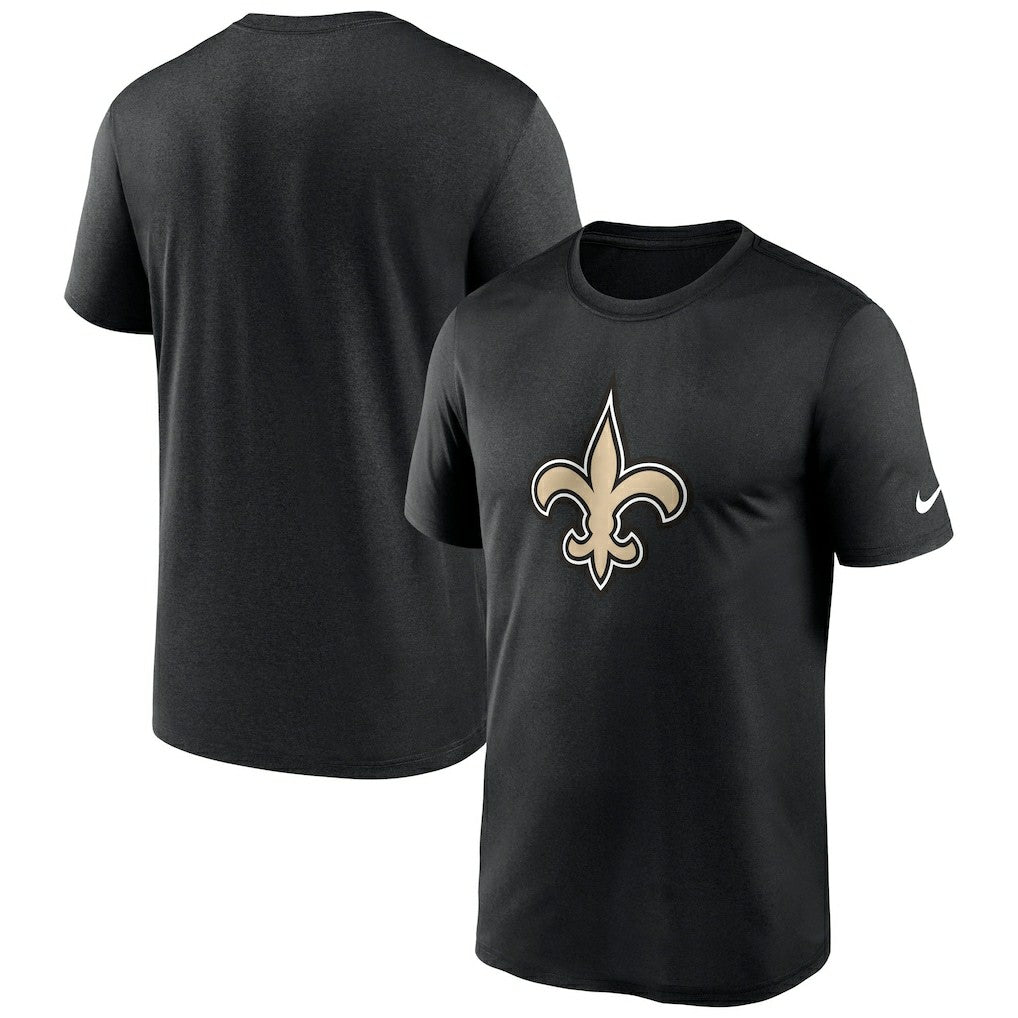 Nike New Orleans Saints Primetime Legend Logo Performance T-Shirt Black