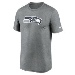 Nike Seattle Seahawks Primetime Legend Logo Performance T-Shirt Heather Charcoal