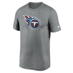Nike Tennessee Titans Primetime Legend Logo Performance T-Shirt Heather Charcoal