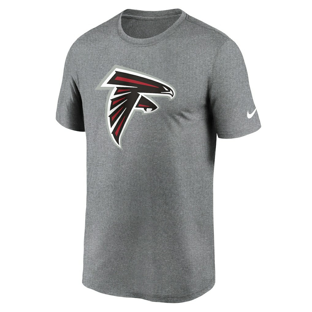 Nike Atlanta Falcons Primetime Legend Logo Performance T-Shirt Heather Charcoal
