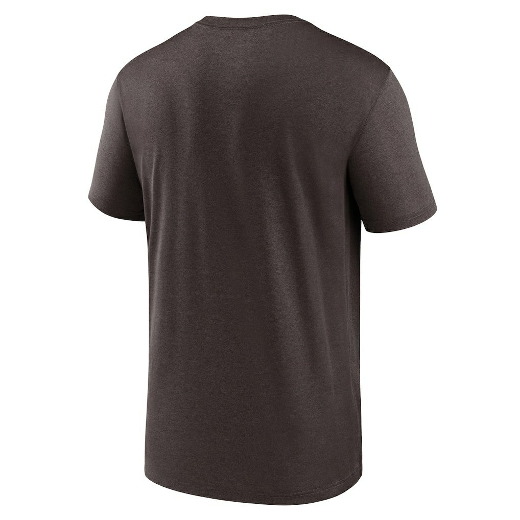 Nike Cleveland Browns Primetime Legend Logo Performance T-Shirt Brown