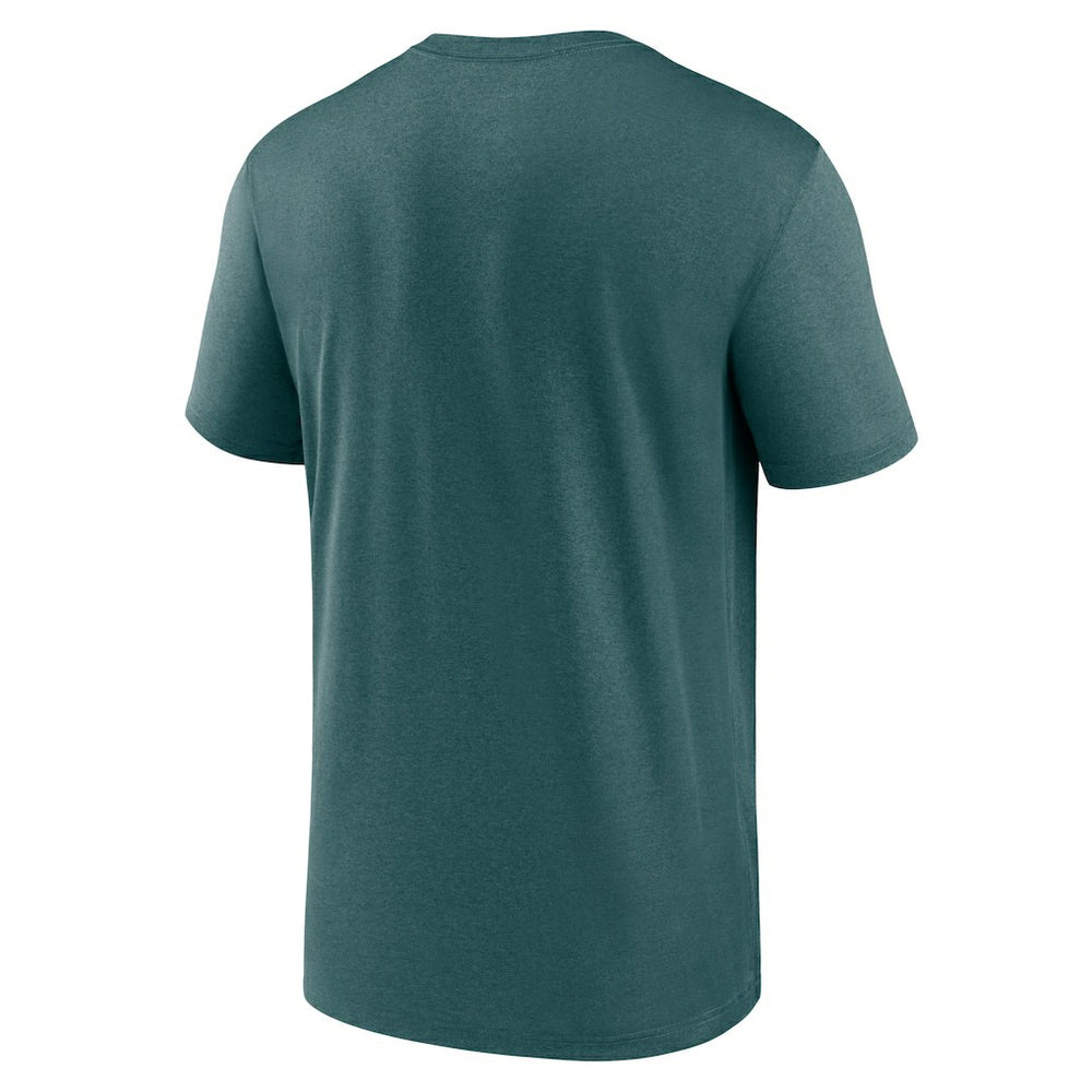 Nike Philadelphia Eagles Primetime Legend Logo Performance T-Shirt Midnight Green