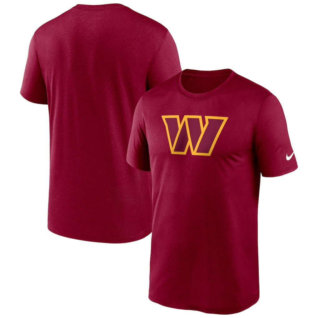 Nike Washington Commanders Primetime Legend Logo Performance T-Shirt Burgundy