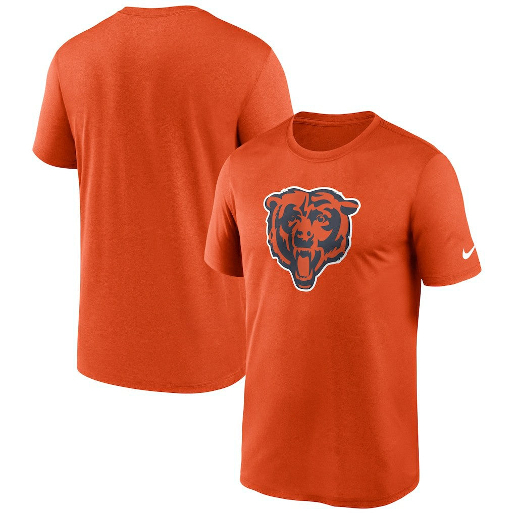 Nike Chicago Bears Primetime Legend Logo Performance T-Shirt Orange