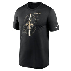Nike New Orleans Saints Legend Icon Performance T-Shirt Black