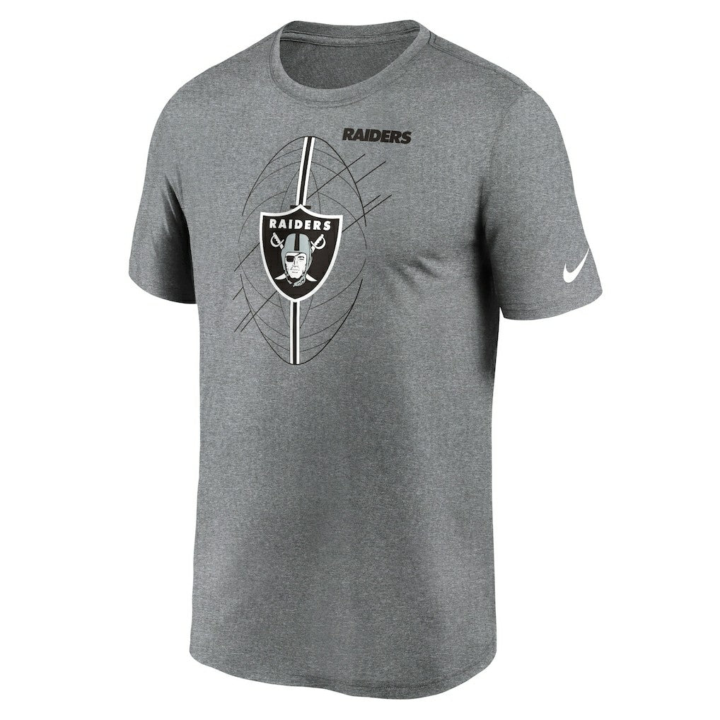Nike Las Vegas Raiders Legend Icon Performance T-Shirt Heather Charcoal