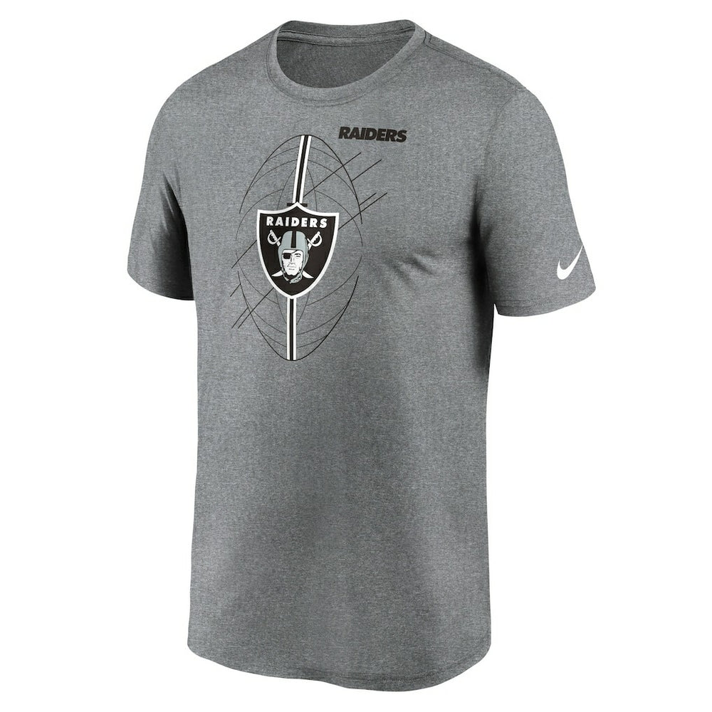 Nike Las Vegas Raiders Legend Icon Performance T-Shirt Heather Charcoal