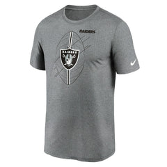 Nike Las Vegas Raiders Legend Icon Performance T-Shirt Heather Charcoal