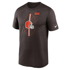 Nike Cleveland Browns Legend Icon Performance T-Shirt Brown