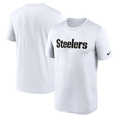 Nike Pittsburgh Steelers Legend Wordmark Performance T-Shirt White