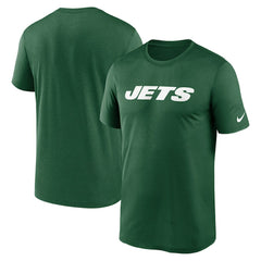 Nike New York Jets Legend Wordmark Performance T-Shirt Green