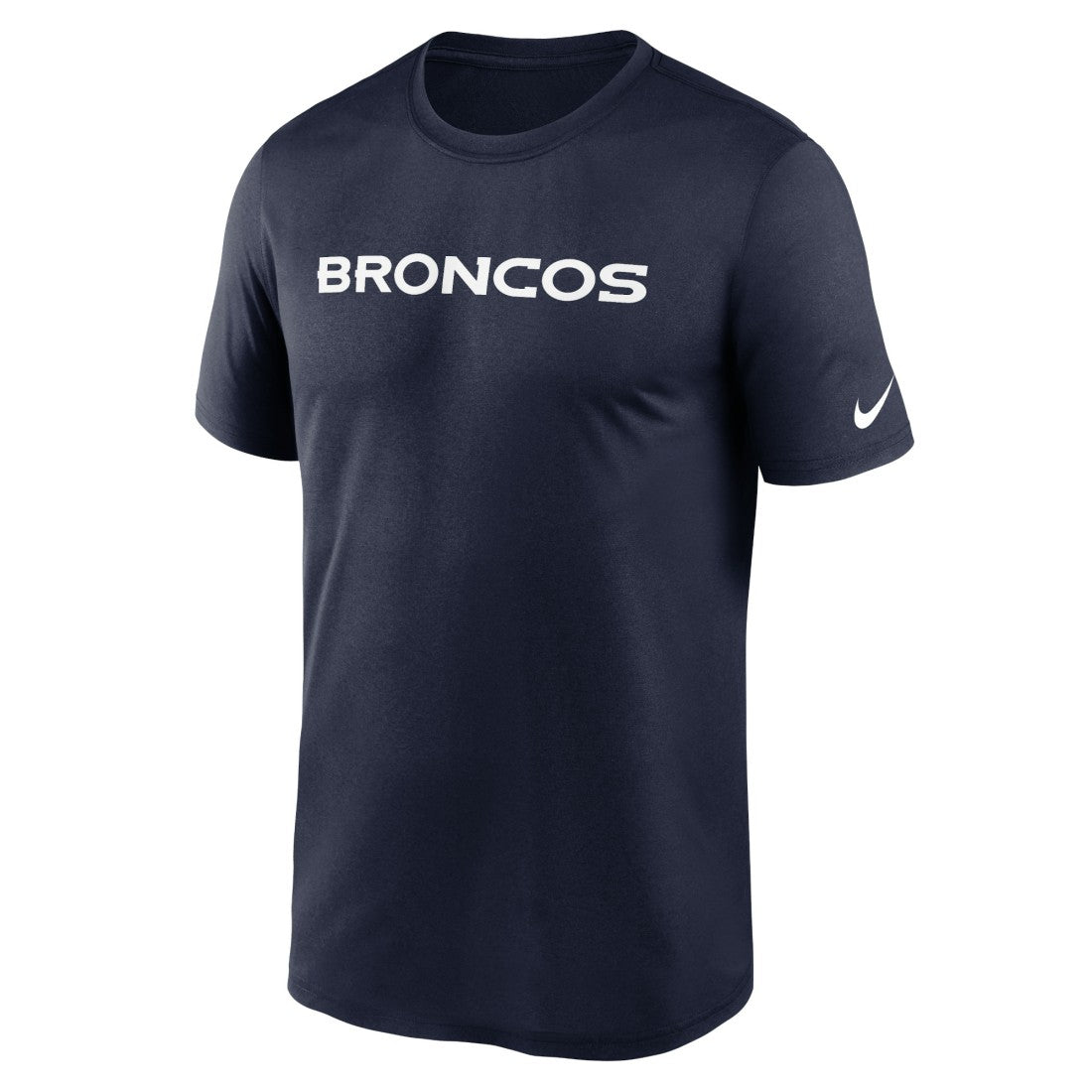 Nike Denver Broncos Legend Wordmark Performance T-Shirt Navy