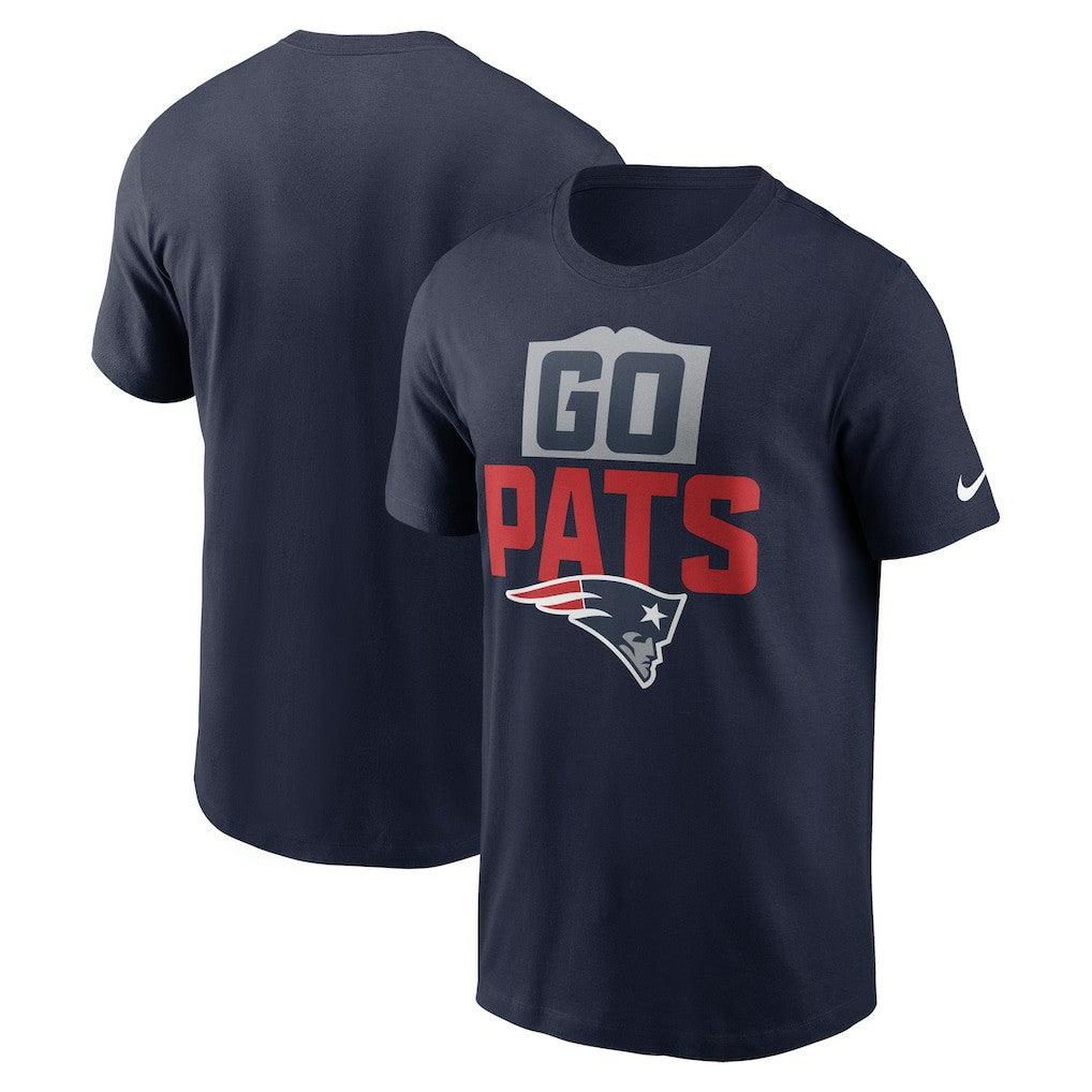 Nike New England Patriots Local Essential T-Shirt Navy